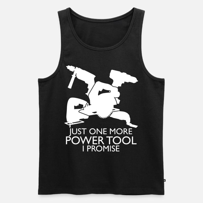 Power Tools Electric Tools - Men's Premium Organic Tank Top - black