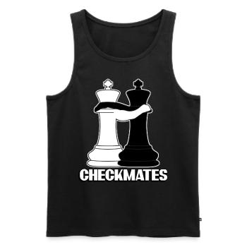 Chess Player Chess Pieces - Männer Premium Bio Tank Top - Schwarz - Vorne - Michal (187cm)