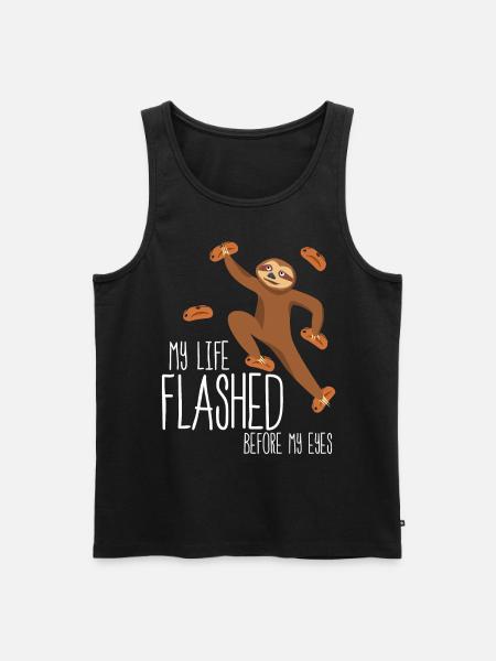 Bouldering Boulder Climbing - Men's Premium Organic Tank Top - black