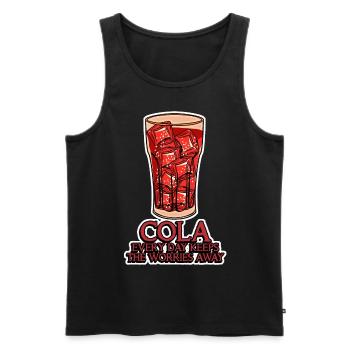 Cola Joke Limonade - Débardeur bio Premium Homme - noir - Devant - AI Model Male 178 light (178cm)