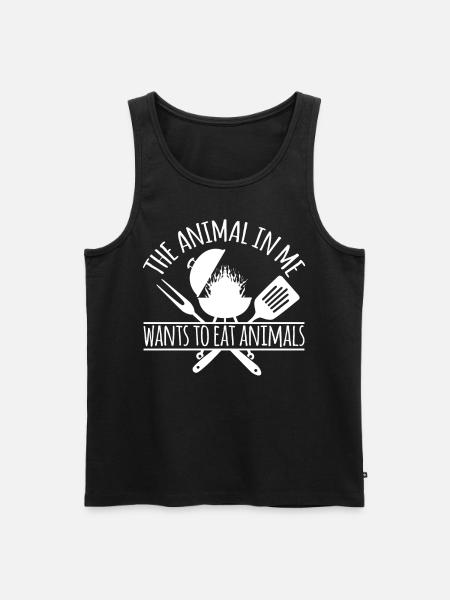 Grilling Grill Kettle Grill Barbecue - Men's Premium Organic Tank Top - black