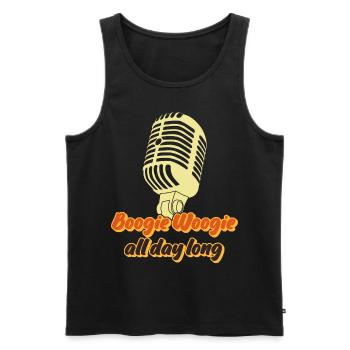 Boogie Woogie Dancing Swing - Men's Premium Organic Tank Top - black - Front - AI Model Male 178 light (178cm)