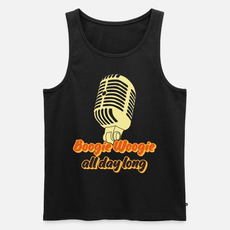 Boogie Woogie Dancing Swing - Männer Premium Bio Tank Top - Schwarz
