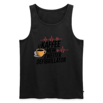 Rettungssanitäter Geschenk Krankenwagen Fahren - Männer Premium Bio Tank Top - Schwarz - Vorne - AI Model Male 178 light (178cm)