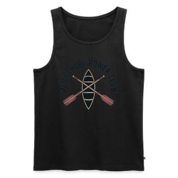 Canoe Accessories Canoe Rowing Motif Paddle - Men's Premium Organic Tank Top - black - Front - Michal (187cm)