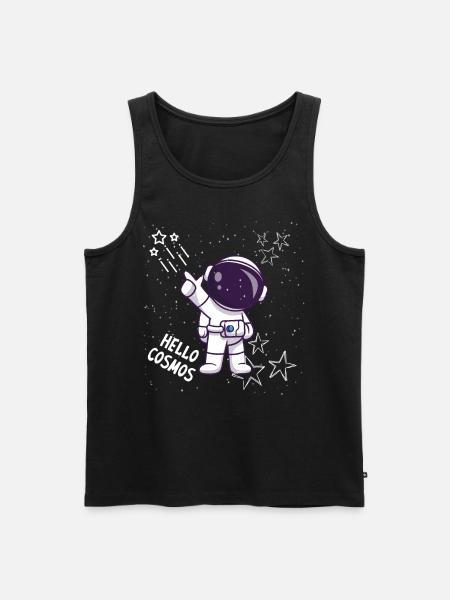 Welcome to Space - Men's Premium Organic Tank Top - black