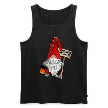 Medicine Gnome - Men's Premium Organic Tank Top - black - Front - AI Model Male 178 light (178cm)
