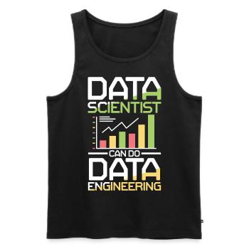 Data Scientists Can Do Data Engineering - Männer Premium Bio Tank Top - Schwarz - Vorne - Michal (187cm)