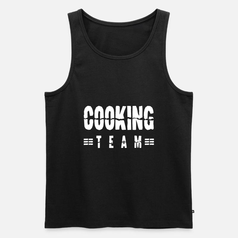 Cooking Team - Männer Premium Bio Tank Top - Schwarz