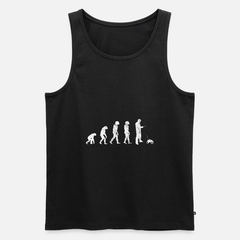 RC Car Evolution - Männer Premium Bio Tank Top - Schwarz