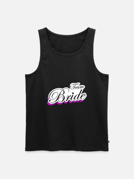 Team Bride Wedding - Men's Premium Organic Tank Top - black