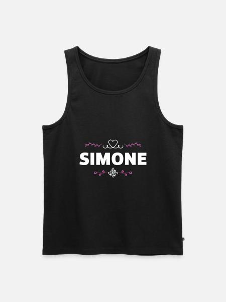 Simone - Débardeur bio Premium Homme - noir