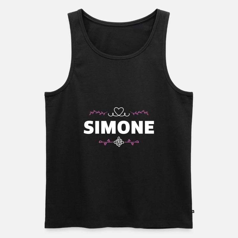 Simone - Débardeur bio Premium Homme - noir