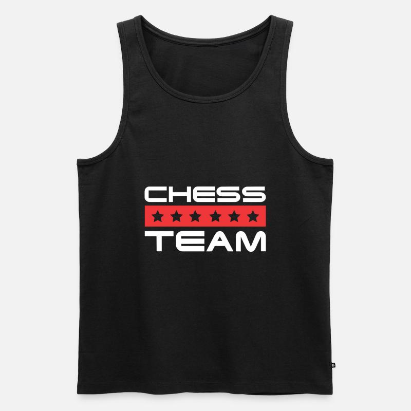 Chess Crew - Männer Premium Bio Tank Top - Schwarz
