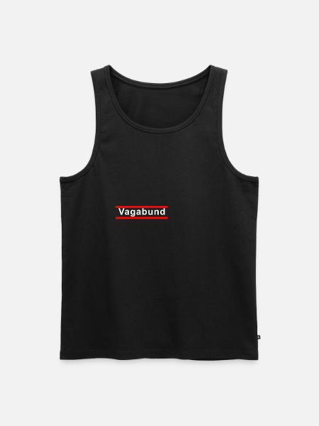 vagabond - Men's Premium Organic Tank Top - black