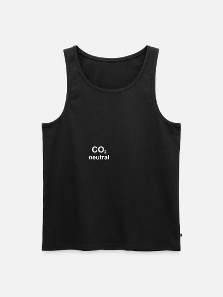 Co2 neutral - Men's Premium Organic Tank Top - black