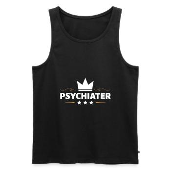 Psychiater Beruf - Männer Premium Bio Tank Top - Schwarz - Vorne - Michal (187cm)