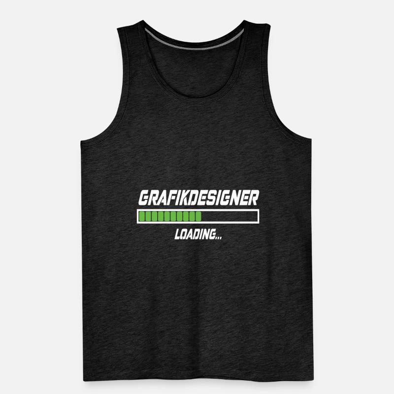 Grafikdesigner Loading... Männer Premium Bio Tank Top