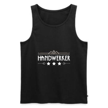 Handwerker Beruf - Männer Premium Bio Tank Top - Schwarz - Vorne - Michal (187cm)