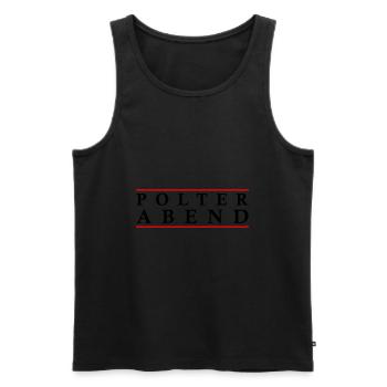 Polterabend Polterhochzeit - Männer Premium Bio Tank Top - Schwarz - Vorne - Michal (187cm)