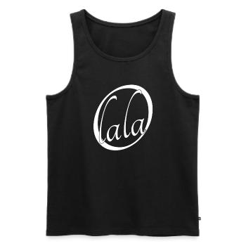 Oh lala olala - Männer Premium Bio Tank Top - Schwarz - Vorne - AI Model Male 178 light (178cm)