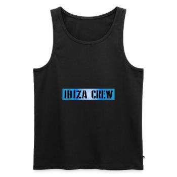 Ibiza Équipage - Débardeur bio Premium Homme - noir - Devant - Michal (187cm)
