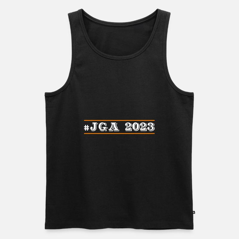 Jga 2023 Junggesellenabschied - Männer Premium Bio Tank Top - Schwarz