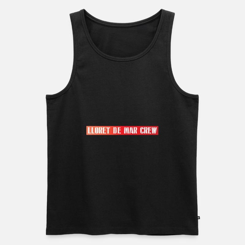 Lloret De Mar Crew - Männer Premium Bio Tank Top - Schwarz