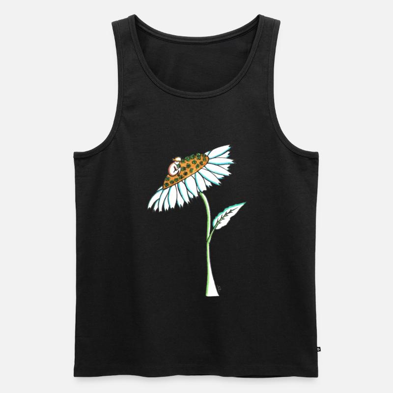 Der Gärtner - Männer Premium Bio Tank Top - Schwarz