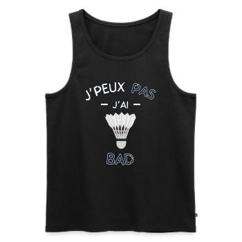 I don't have badminton - Men's Premium Organic Tank Top - black - Front - Michal (187cm)
