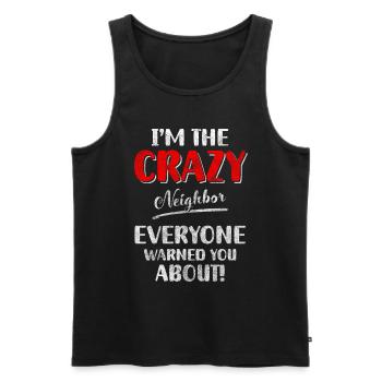 Neighbors Residents Celebration Inauguration Ceremony - Men's Premium Organic Tank Top - black - Front - AI Model Male 178 light (178cm)