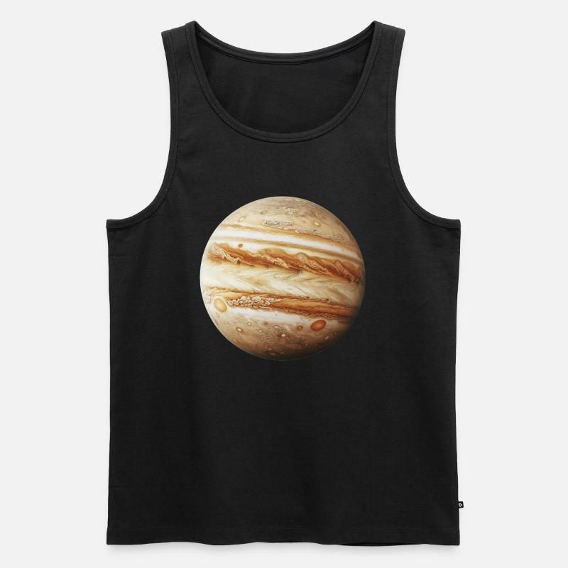 Jupiter - Männer Premium Bio Tank Top - Schwarz