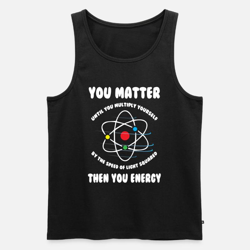 You Matter Science - Männer Premium Bio Tank Top - Schwarz