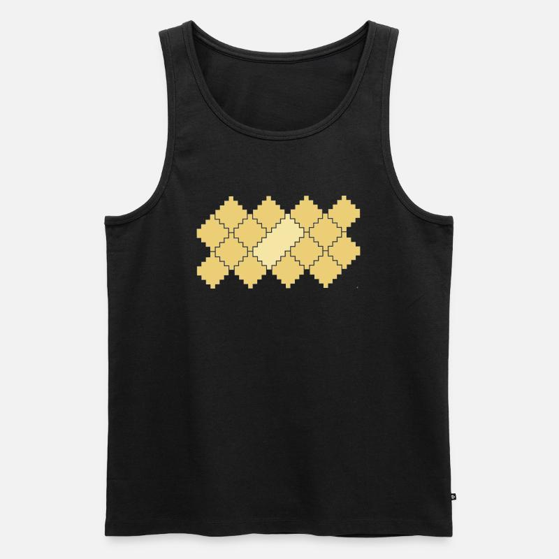 Erweitern - Männer Premium Bio Tank Top - Schwarz