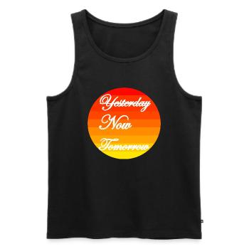 Sonnenuntergang Sunrise Geschenk Sun Geschenkidee - Männer Premium Bio Tank Top - Schwarz - Vorne - Michal (187cm)