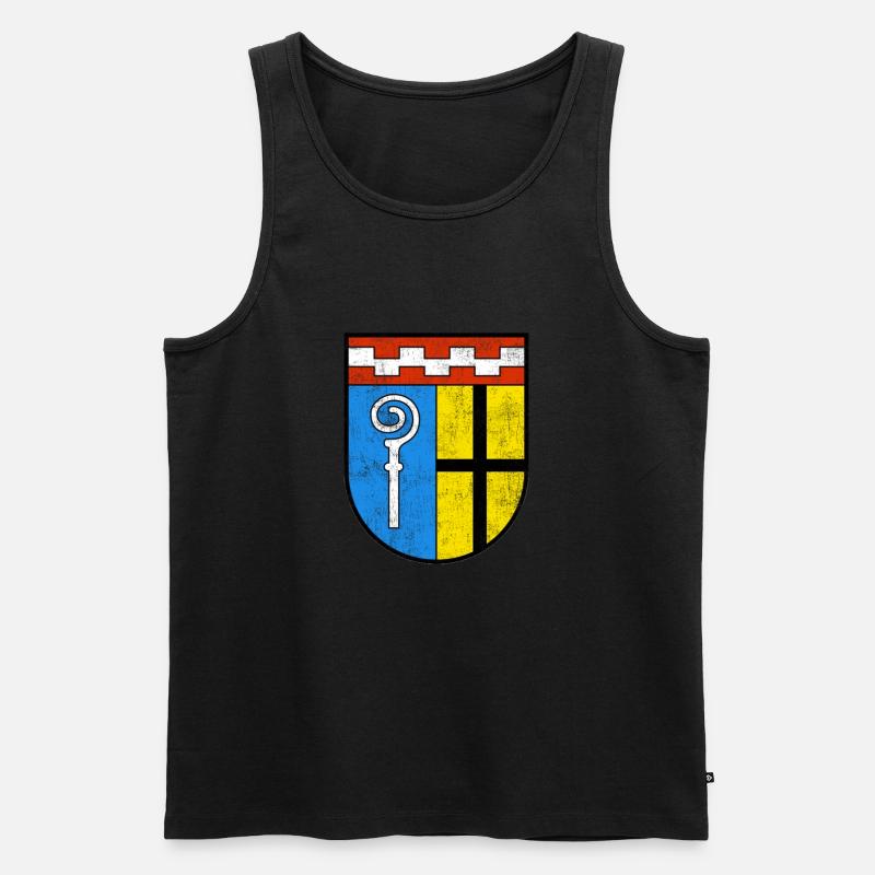 Moenchengladbac Wappen conception d'armoiries - Débardeur bio Premium Homme - noir