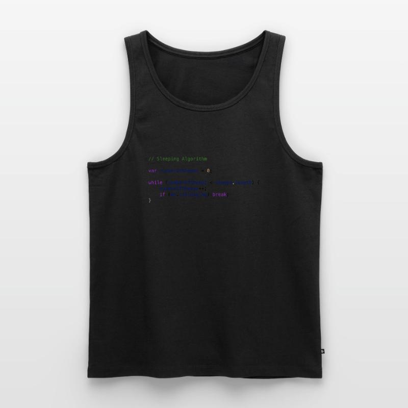 Programmation code logique compte de moutons Débardeur bio Premium Homme