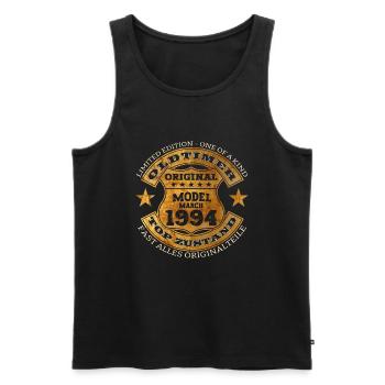 30th Birthday Classic Car March Vintage 1994 - Men's Premium Organic Tank Top - black - Front - Michal (187cm)