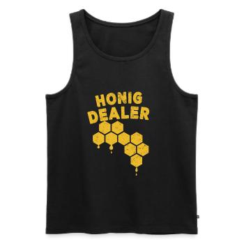 Beekeepers beekeepers gift idea - Men's Premium Organic Tank Top - black - Front - AI Model Male 178 light (178cm)