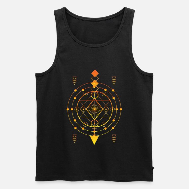 Zeichen Symbolik Form Bedeutung - Männer Premium Bio Tank Top - Schwarz