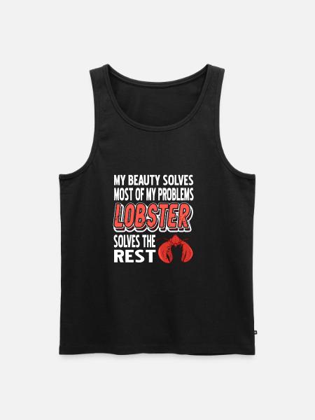 Most of my problems lobster - Men's Premium Organic Tank Top - black