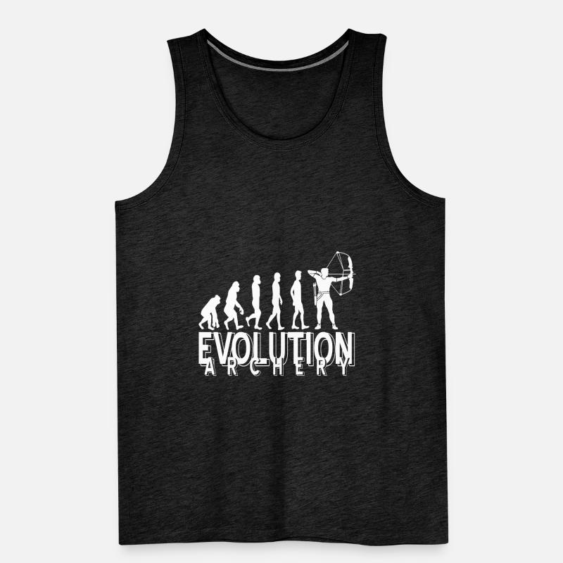 Evolution Bogenschütze Männer Premium Bio Tank Top