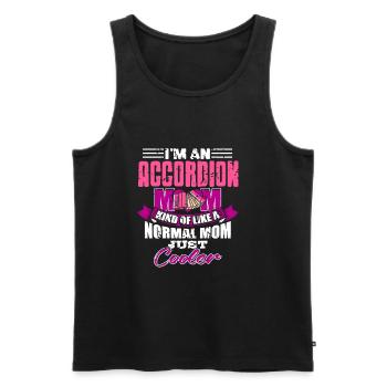 Im an accordion Mom kind of normal mom but cooler - Men's Premium Organic Tank Top - black - Front - Michal (187cm)