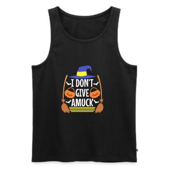 Je ne donne pas un amuck - Débardeur bio Premium Homme - charbon - Devant - Alexander (188cm)