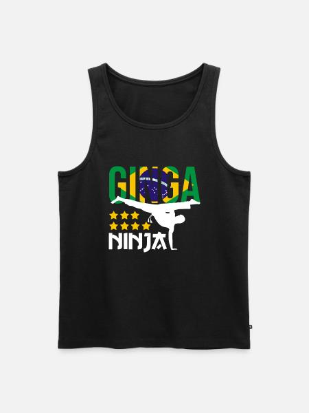 Brazilian dance for kickboxing - Men's Premium Organic Tank Top - black