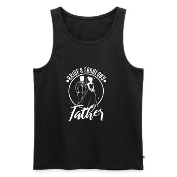 Brides fabulous father - Männer Premium Bio Tank Top - Schwarz - Vorne - AI Model Male 178 light (178cm)