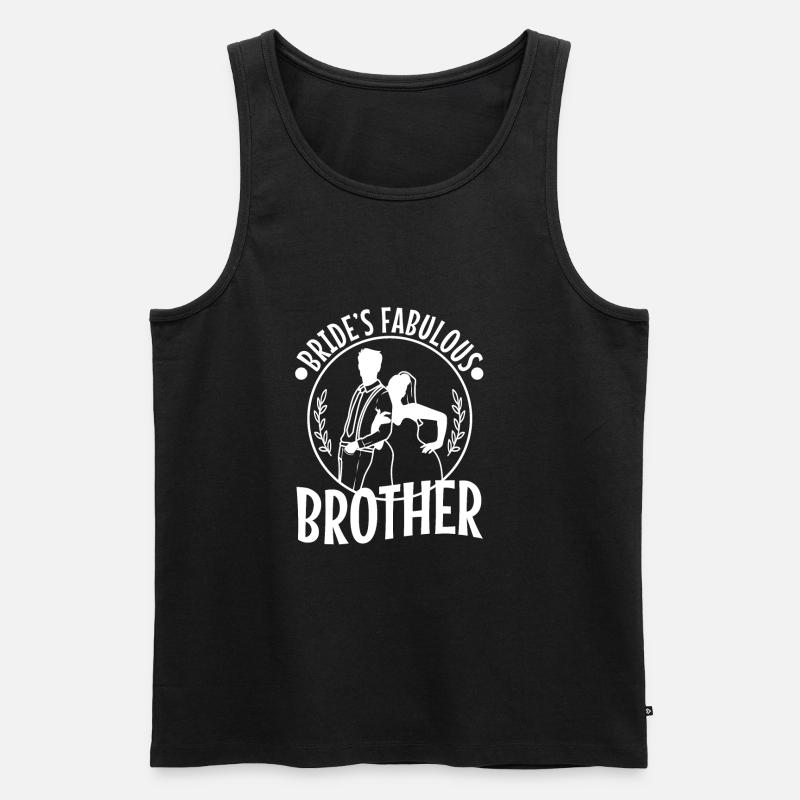 Épouses fabuleuses Frère - Débardeur bio Premium Homme - noir