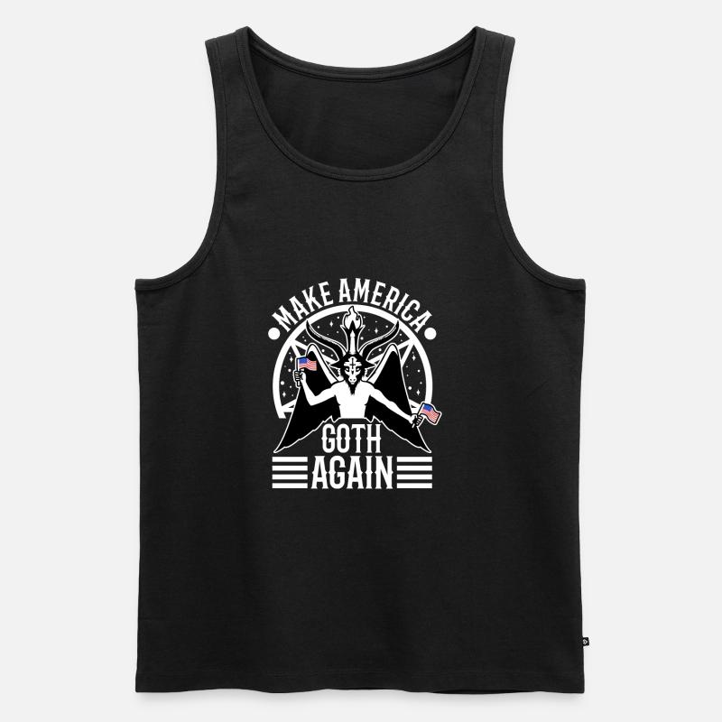 Make america goth again - Men's Premium Organic Tank Top - black