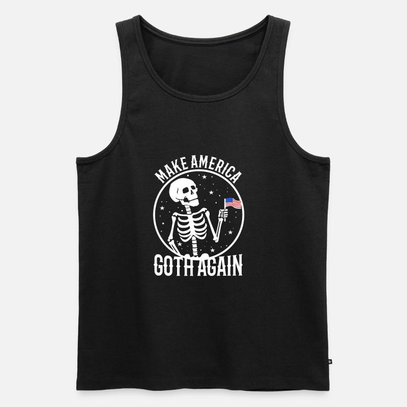 Make america goth again - Men's Premium Organic Tank Top - black