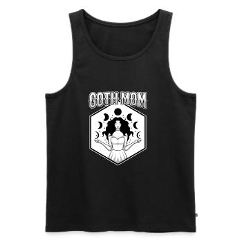 Goth Mom - Men's Premium Organic Tank Top - black - Front - Michal (187cm)